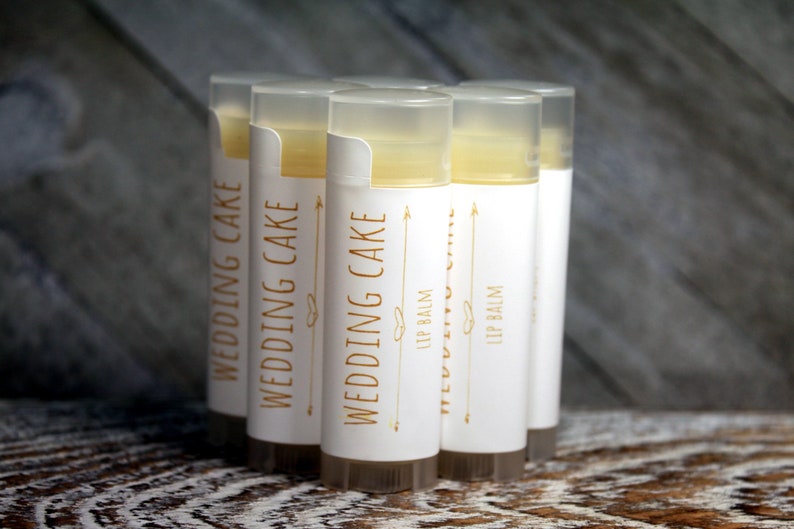 50 Tubes Wedding Cake Flavored Lip Balms Made in Maine Etsy
