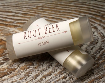 Root Beer Flavored Handcrafted Lip Balm, Made In Maine, Handmade Lip Balm, Lip Care, Root Beer Lip Butter, Kids Lip Balm. Self Care