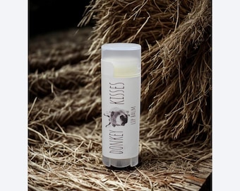 Handcrafted Donkey Kisses Flavored Lip Balm,Made In Maine , Natural Lip Balm, Lip Care, Self Care, Handmade Lip Balm