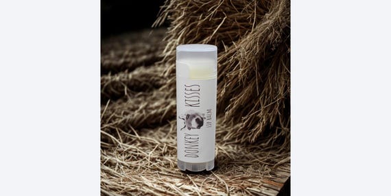 Handcrafted Donkey Kisses Flavored Lip Balm,Made In Maine , Natural Lip Balm, Lip Care, Self Care, Handmade Lip Balm