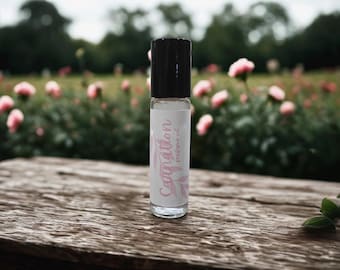 Handcrafted Carnation Perfume Oil Roll On, Vegan, Alcohol Free (.10ml/.33oz)