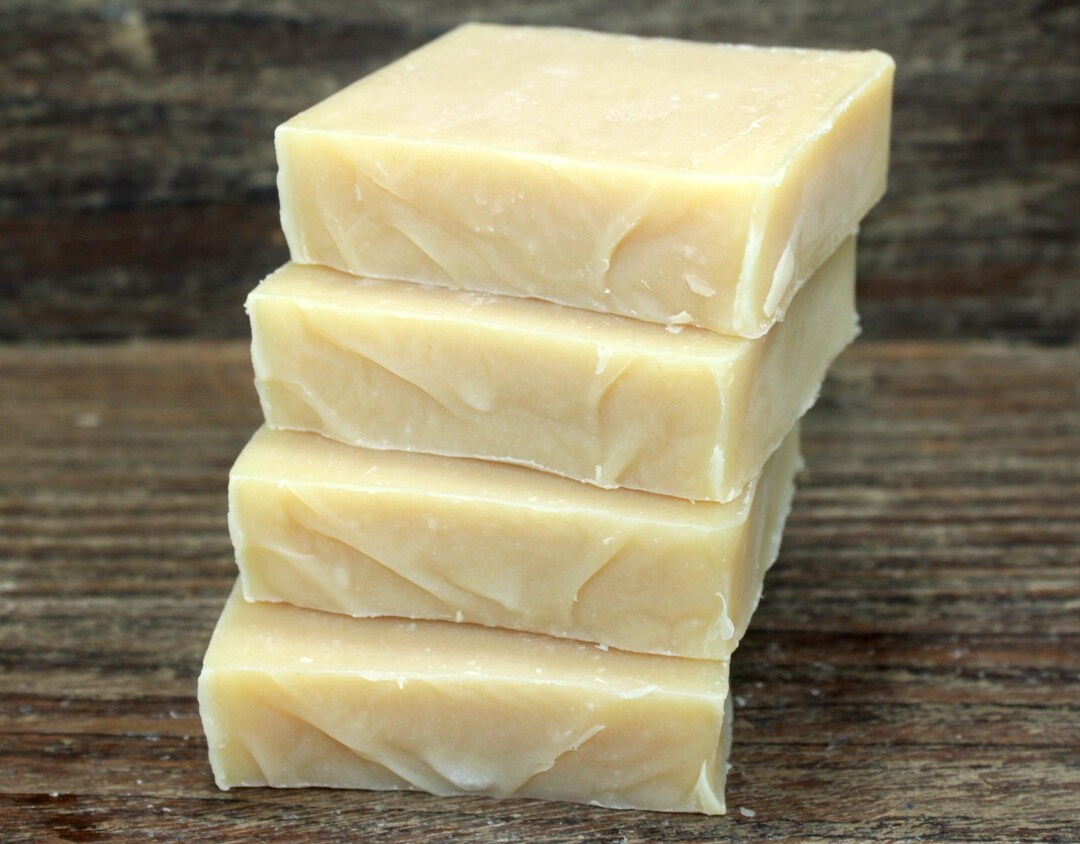4 Bars Pure & Simple, Fragrance Free, Unscented Handcrafted Goat Milk ...