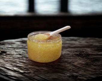 Oatmeal Milk & Honey Sugar Or Salt Scrub, Handcrafted Exfoliating Body Polish
