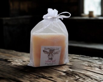 Handcrafted Loving Spell Goat Milk Soap, Made in Maine
