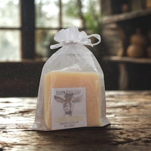 Handcrafted Lemon Verbena Goat Milk Soap, Maine Made