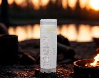 Handmade Toasted Marshmallow Lip Balm, Maine Made