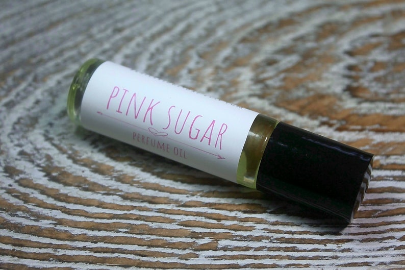Pink Sugar Type Scented Roll On Perfume, Pink Sugar Body Perfume, Vegan Perfume, Perfume Oil, Alcohol Free Perfume Handcrafted Perfume image 1