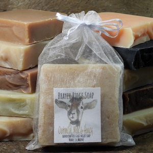 10 Bars of Handcrafted Goat Milk Soap Cold Process Bath and Body Soap Made in Maine Excellent, Self Care, Mix and Match, Zero Waste