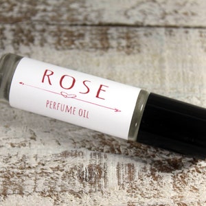 Rose Scented Roll On Perfume, Body Perfume, Vegan Perfume, Rose Perfume, Floral Perfume, Perfume Oil, Alcohol Free Perfume, 10ml, .33oz