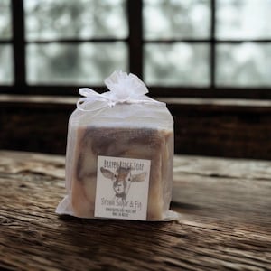 Brown Sugar & Fig Goat Milk Soap, Maine Made, Sensitive Skin
