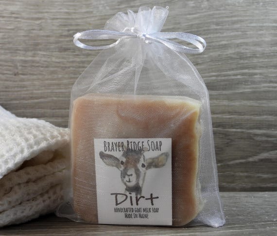 Dirt Scented Goat Milk Soap, Maine Made Hunters Cover Scent