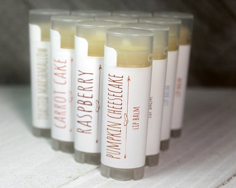 Choose 4 Flavored Handcrafted Lip Balms, Pick 4, Mix & Match Lip Care, Natural Lip Balm, Kids Lip Balm, Handmade Lip Care, Maine Made