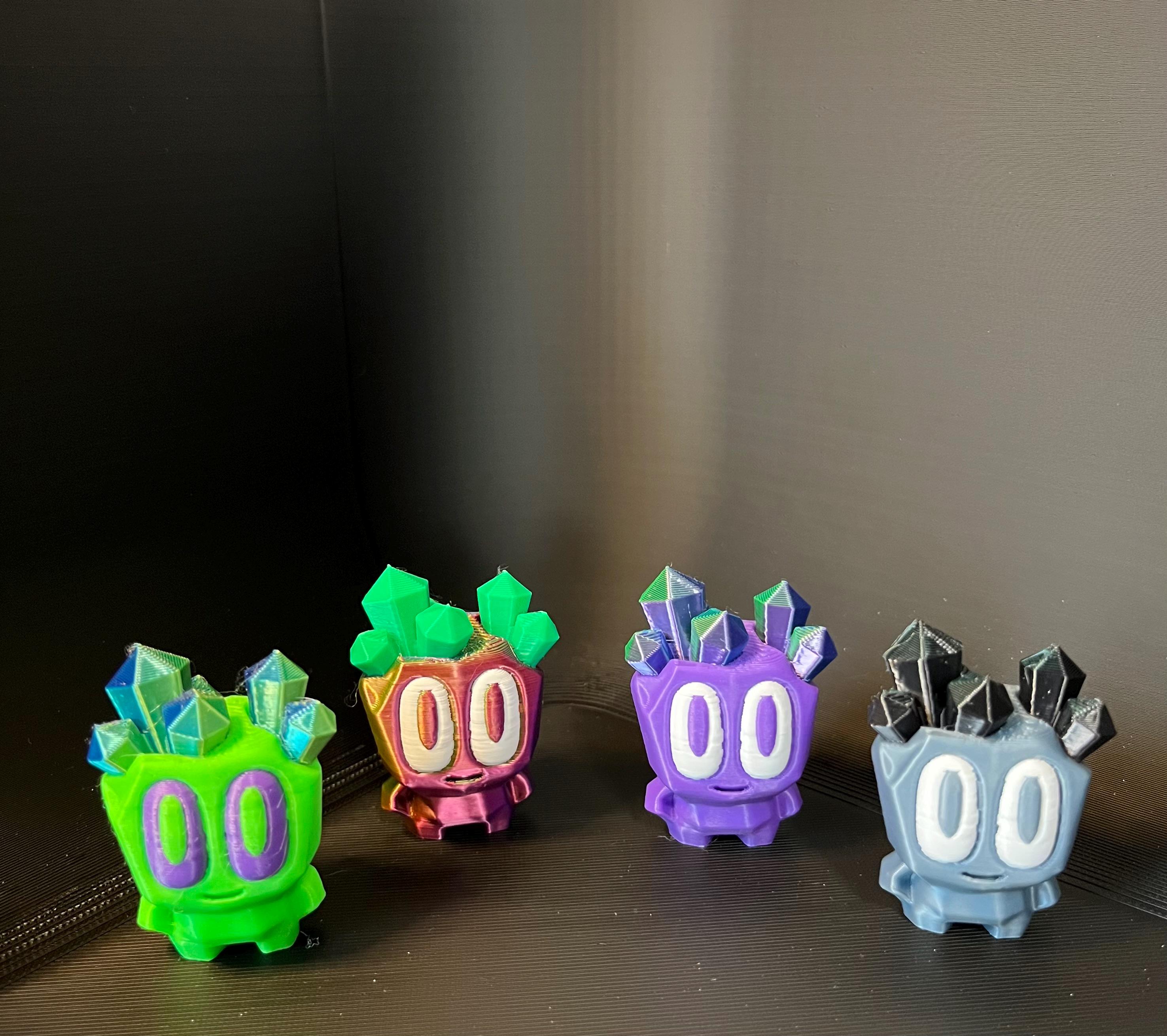 3D Printed Blob Lab Pet Rock: Quirky Desktop Toy Friend - Etsy