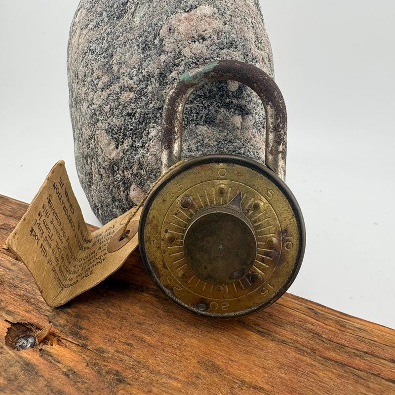 Brass Padlock Combination - Etsy