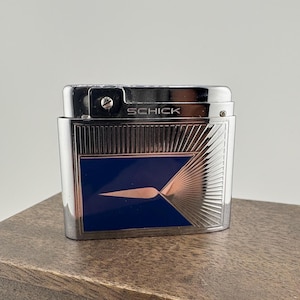 austrian cigarette lighter 1950's Karat-Werk Austria Deep Brown Alligator Skin Texture  The "IFA" by IMCO