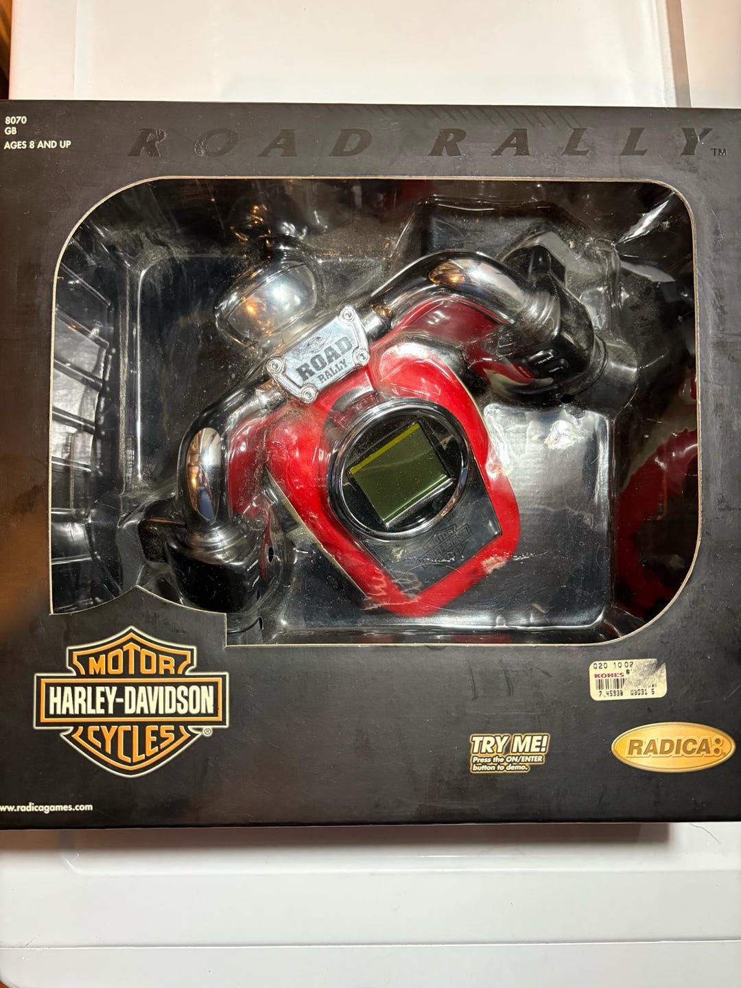 Vintage 2000 Harley-davidson Radica Road Rally Handheld Electronic