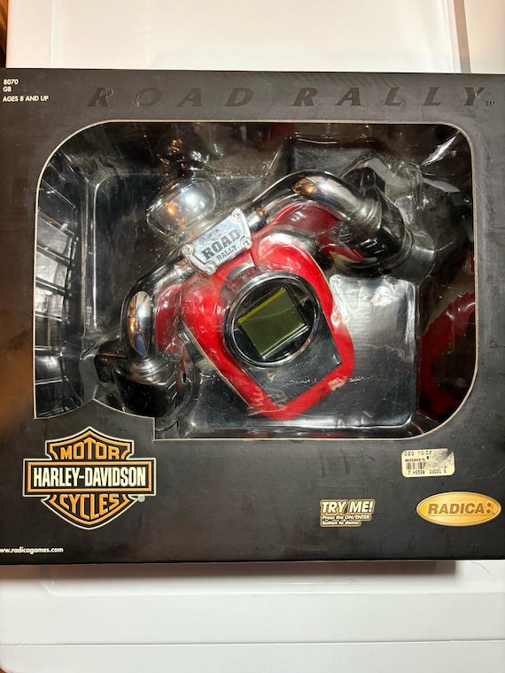Vintage 2000 Harley-davidson Radica Road Rally Handheld Electronic