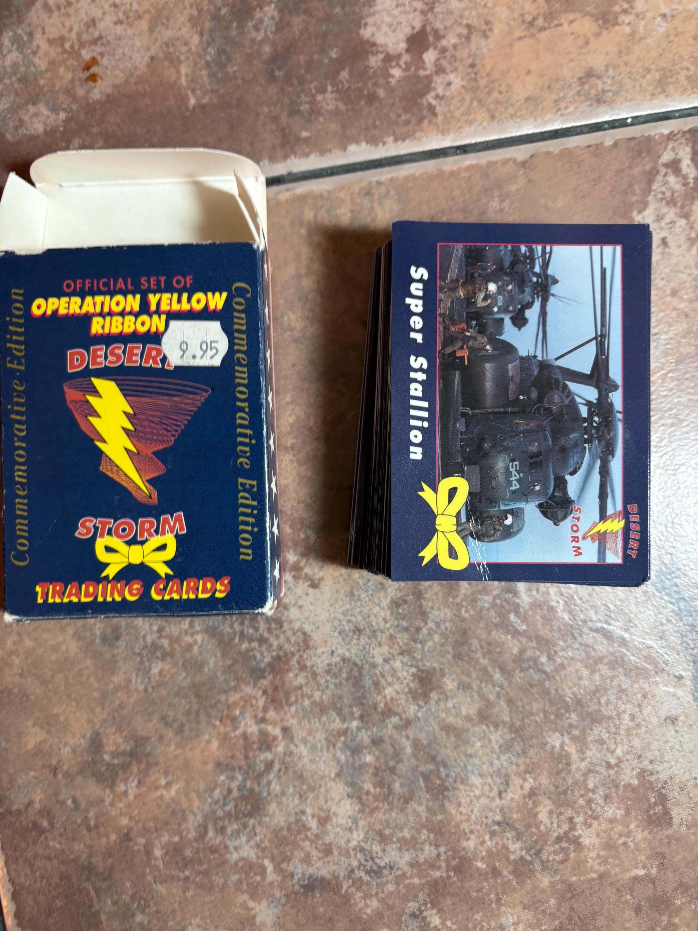 Vintage 1991 Desert Storm Trading Cards – Operation Yellow Ribbon