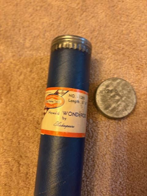 Vintage Shakespeare Wonderod Fly Rod: Model 1266, 6'6