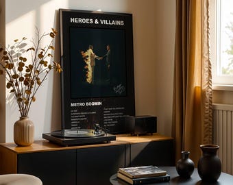 Póster de Metro Boomin, álbum Héroes y Villanos