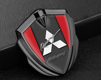 Metal Shield Sticker for Car Tuning Mitsubishi Logo / Interior-Exterior Emblem/ Auto Decoration