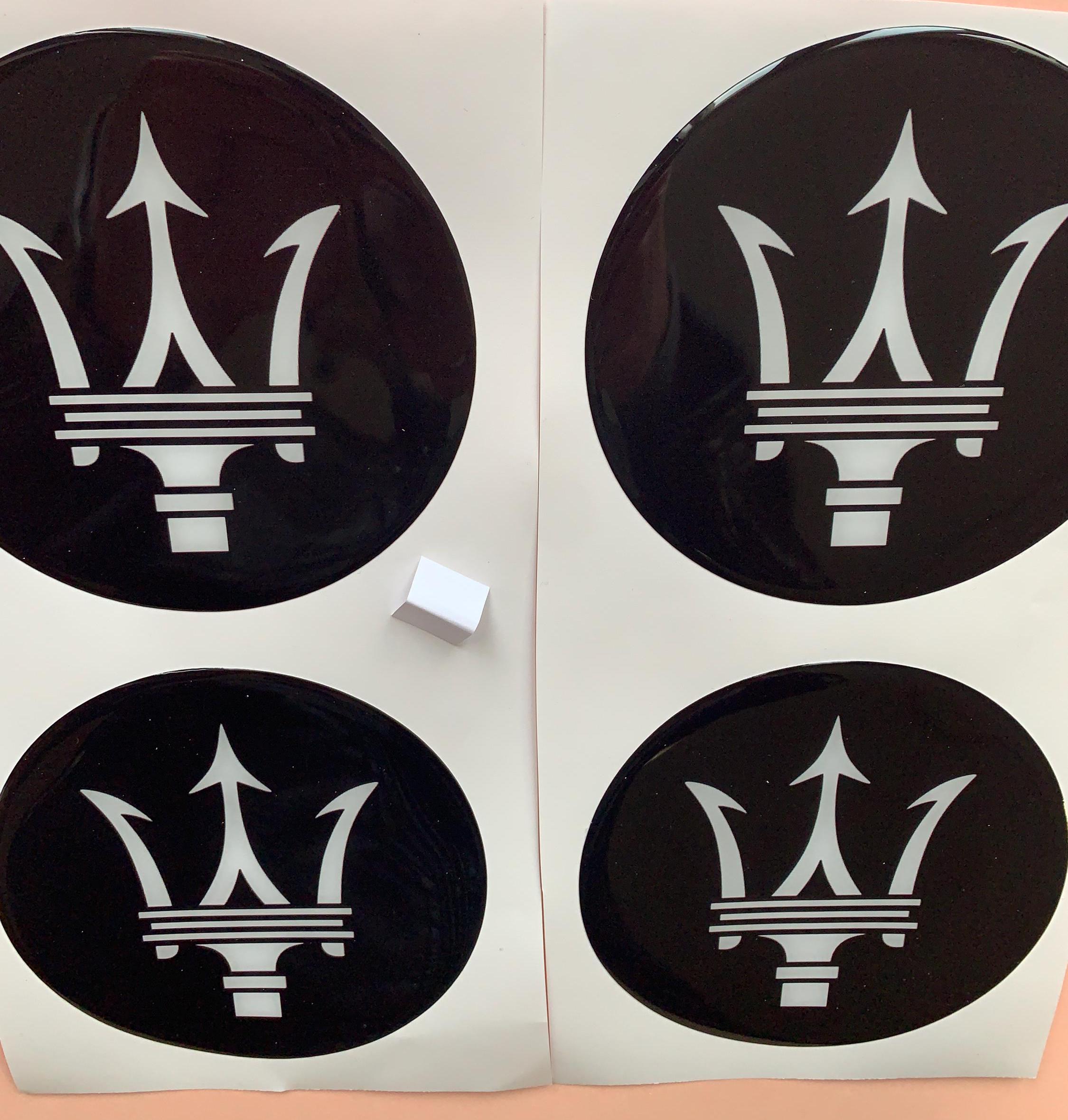 Badge Decal Auto XCBW Per Maserati Ghibli – Emblema Adesivo In Plastica, Facile Da Applicare, Perfetto Come Decorazione
