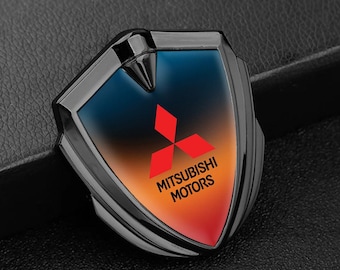 Metal Shield Sticker for Car Tuning Mitsubishi Logo / Interior-Exterior Emblem/ Auto Decoration