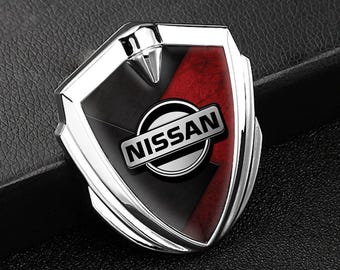 Metal Shield Sticker for Car Tuning Nissan Logo / Interior-Exterior Emblem/ Auto Decoration
