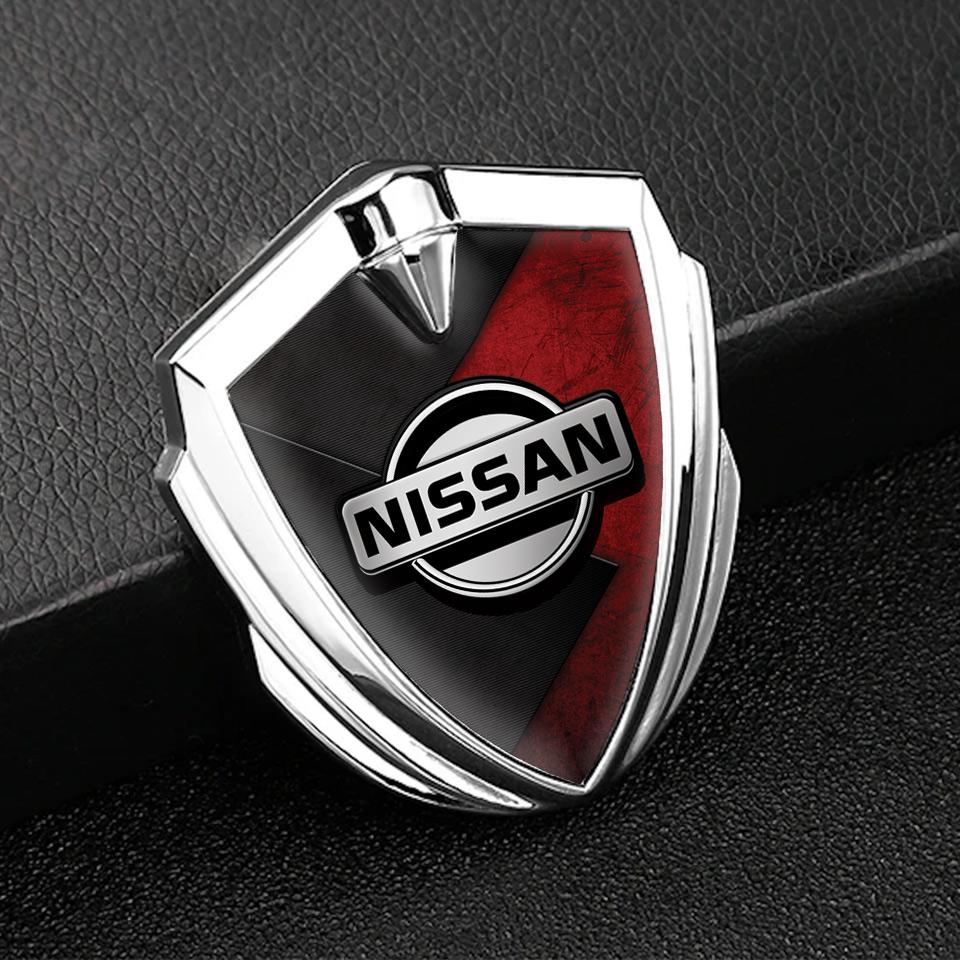 車のチューニング用メタルシールドステッカー 日産ロゴ / 内外装エンブレム / 自動車装飾