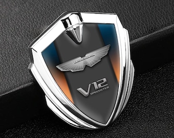 Metal Shield Sticker for Car Tuning Aston Martin Logo/ Interior-Exterior Emblem/ Auto Decoration