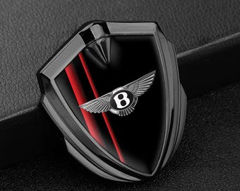 Metal Shield Sticker for Car Tuning Bentley Logo/ Interior-Exterior Emblem/ Auto Decoration