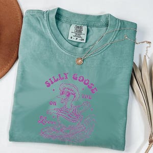 Just a Silly Goose Summer Shirt, Funny Goose Shirt, Trending Goose Tee, Silly Goose T-Shirt, Cute Summer Tee