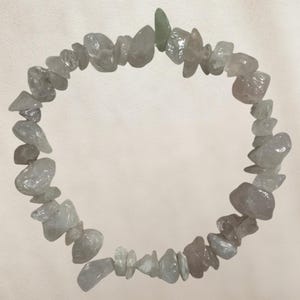 Clear Quartz Chip Bracelet | Natural Crystal Energy Bracelet | Handmade Gemstone Jewelry for Clarity & Healing