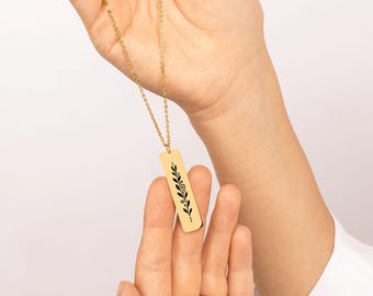 Collar con colgante grabado "Soft Skills Detected", regalo de agradecimiento, joyería de acero inoxidable.