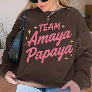 Amaya Papaya Homage png, Retro 90s Bootleg Style png, Team Amaya Papaya Merch, Tv Show Inspired Gifts, For Fan Lovers png