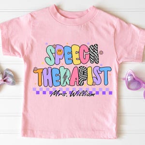 Custom Speech Therapist Back To School Png, Personalized Speech Therapy Png, Speech Therapist Gift, SLP Png, Speech Therapist Gift