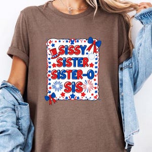 4th of July Sissy png, Fourth of July Kids Png, Sister 4th of July Png,Summer Little Sister Png 4th of July Big Sister Png,download digital