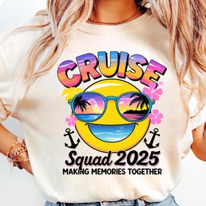 Cruise Squas 2025 Making Memories Together PNG, Friends Family Vacation Clipart, Summer Break Cruise Trip Sublimation, Digital Download