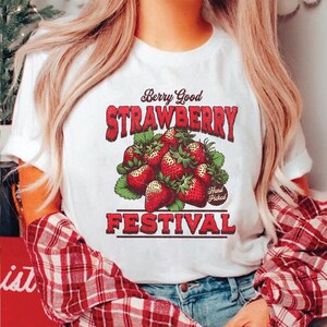 Strawberry Festival 1968 PNG| A Berry Good Time PNG | Retro | Strawberry Coquette | Strawberry Festival | Strawberry Season | Trendy
