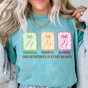 Grateful Thankful Blessed Png, Coquette Fall Season Png, Faith Based Autumn Sublimation, Christian Fall Bow Png, Religious Fall Png