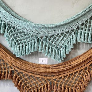 Macrame Mayan Hammock – Handwoven Boho Swing | Custom Artisan-  Made to Order - Tulum decor - Boho. Yucatan, Mexico. MORE COLORS (: