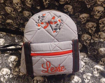 Mini mochila bordada personalizable