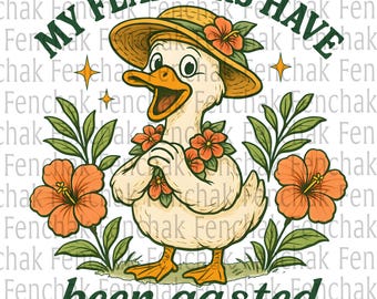 Mis flabbers han sido gaseados PNG, Humor de ganso sarcástico PNG, Regalo de broma Ganso grosero Estado de ánimo Animal sarcástico PNG, Actitud Humor adulto Ganso divertido PNG