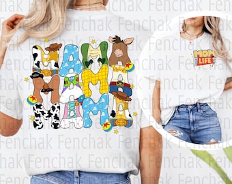 Mom Matching PNG, Mom Dad Life Png, Mother and Father Gift Shirt, Family Trip 2025 Png, Cartoon Birthday Boys Girls Gift