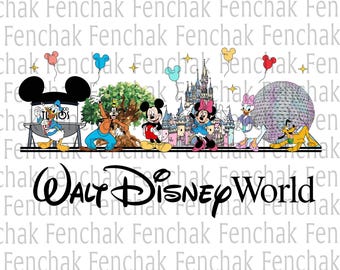 Fairy Tale Park Png, Mouse And Friends Magic Park Theme, Family Vacation Vacay Mode, Woderful Friendship, Png Design For Travel Holiday 2025