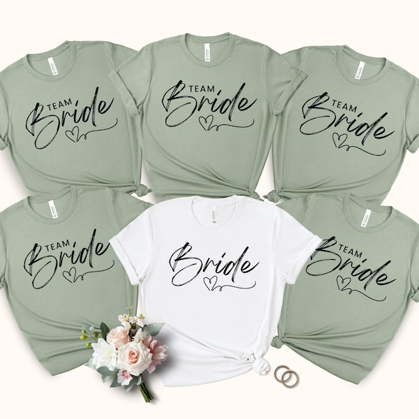 Team Bride Shirts - Etsy