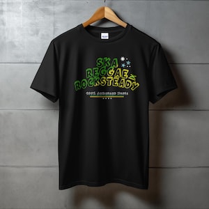 Camiseta Ska Reggae Rocksteady Preta