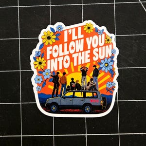 Into the sun sticker | BTS OT7 sticker | BTS freebies