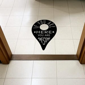 you-are-here-vinyl-decal-motivational-positive-classroom-decor-etsy