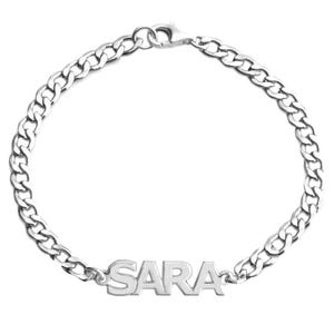Cuban Link Name Bracelet